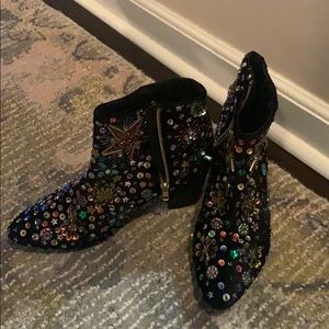 Free people Sequin booties